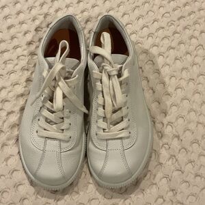 Ecco White Leather Women's Sneakers